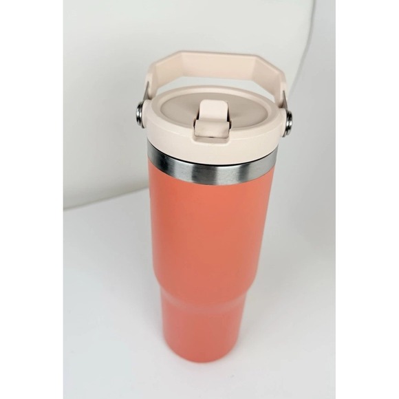 Stanley IceFlow 30oz Flip Straw Tumbler Stainless Steel Polar Peach – Used - Picture 10 of 14